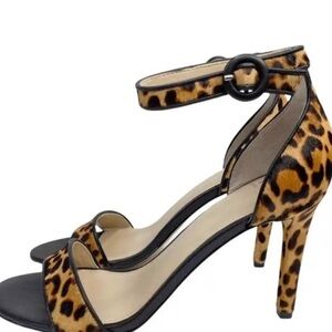 Marc Fisher LTD Brand New Leopard Open-Toed Ankle Strapped Heels